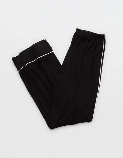 OVERSLEPT by Aerie Real Soft® Piping PJ Pant