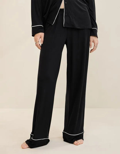 OVERSLEPT by Aerie Real Soft® Piping PJ Pant
