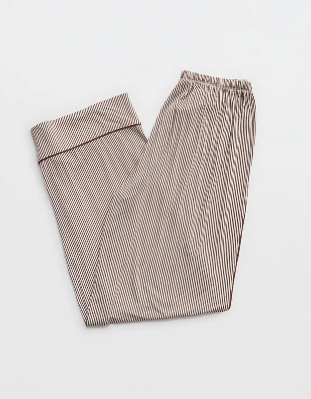 OVERSLEPT by Aerie Real Soft® Piping PJ Pant