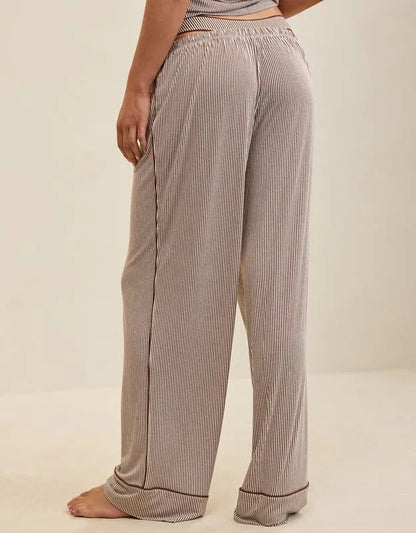 OVERSLEPT by Aerie Real Soft® Piping PJ Pant