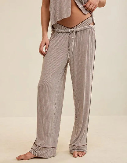 OVERSLEPT by Aerie Real Soft® Piping PJ Pant