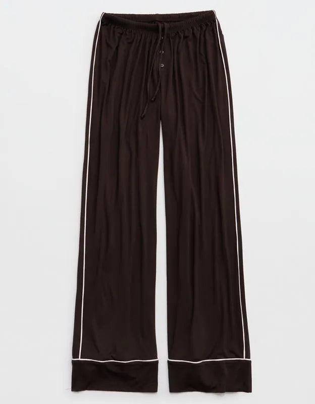 OVERSLEPT by Aerie Real Soft® Piping PJ Pant