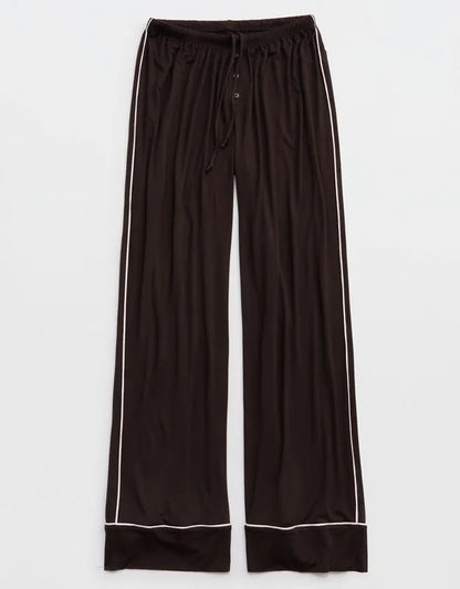 OVERSLEPT by Aerie Real Soft® Piping PJ Pant