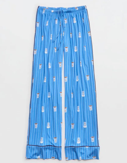 OVERSLEPT by Aerie Real Soft® Piping PJ Pant