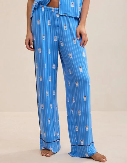 OVERSLEPT by Aerie Real Soft® Piping PJ Pant