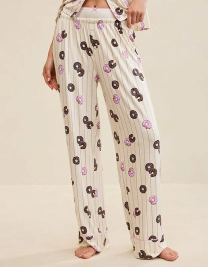 OVERSLEPT by Aerie Real Soft® Piping PJ Pant