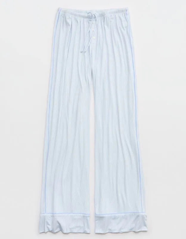 OVERSLEPT by Aerie Real Soft® Piping PJ Pant