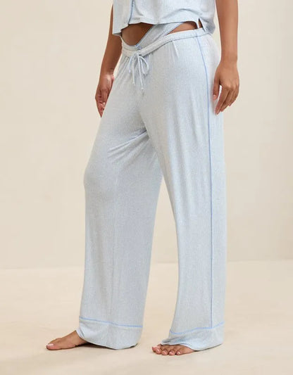 OVERSLEPT by Aerie Real Soft® Piping PJ Pant