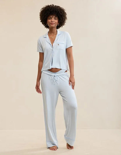 OVERSLEPT by Aerie Real Soft® Piping PJ Pant