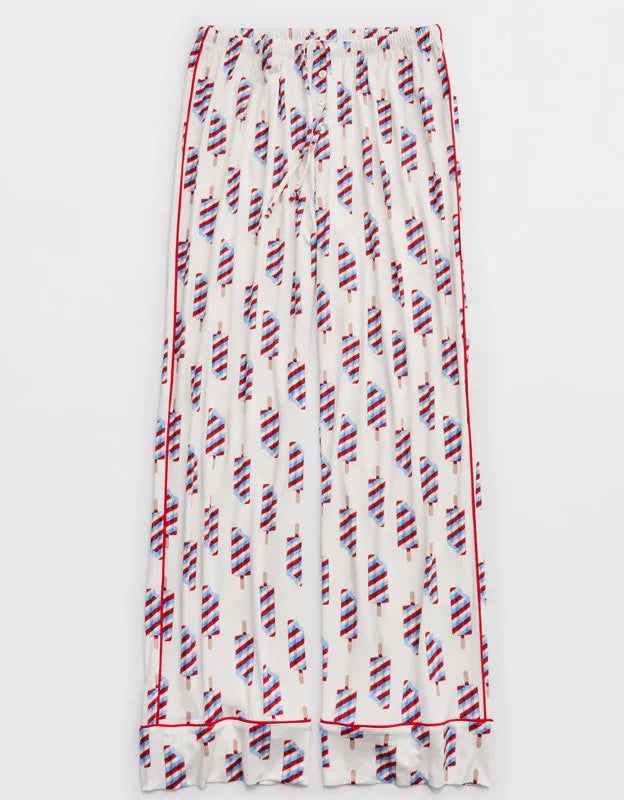 OVERSLEPT by Aerie Real Soft® Piping PJ Pant
