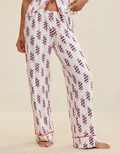 OVERSLEPT by Aerie Real Soft® Piping PJ Pant