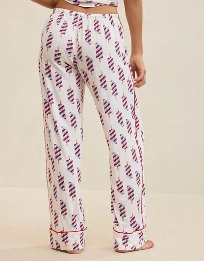 OVERSLEPT by Aerie Real Soft® Piping PJ Pant