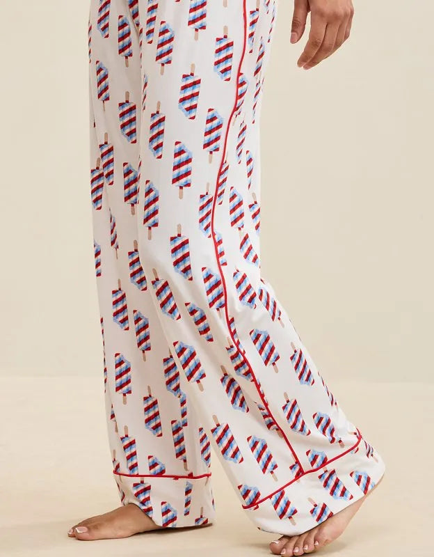 OVERSLEPT by Aerie Real Soft® Piping PJ Pant
