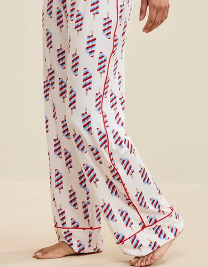 OVERSLEPT by Aerie Real Soft® Piping PJ Pant