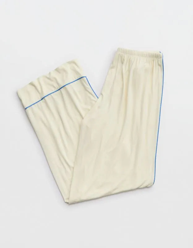 OVERSLEPT by Aerie Real Soft® Piping PJ Pant