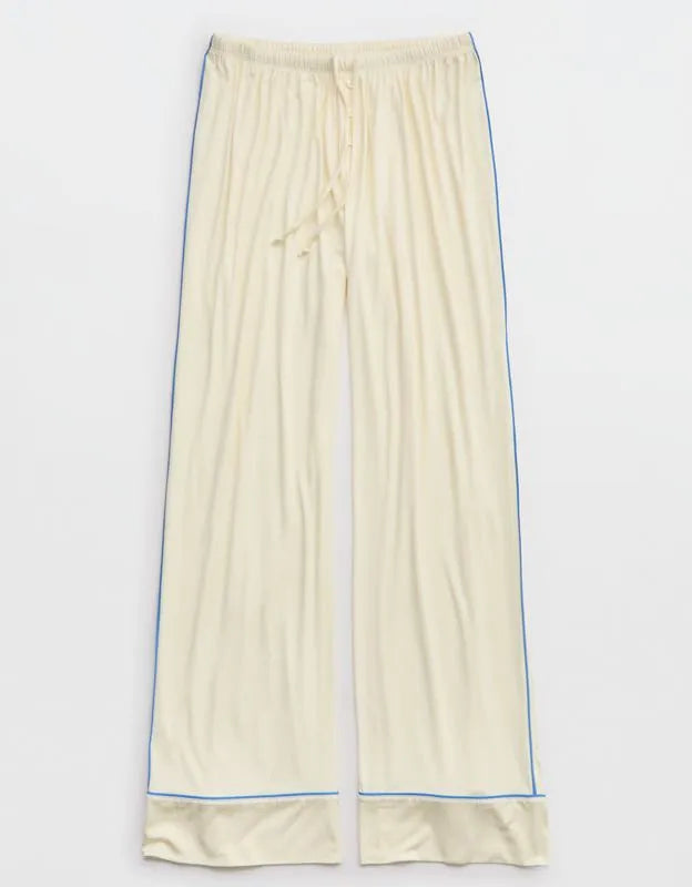 OVERSLEPT by Aerie Real Soft® Piping PJ Pant