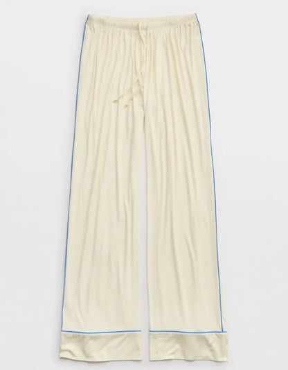 OVERSLEPT by Aerie Real Soft® Piping PJ Pant