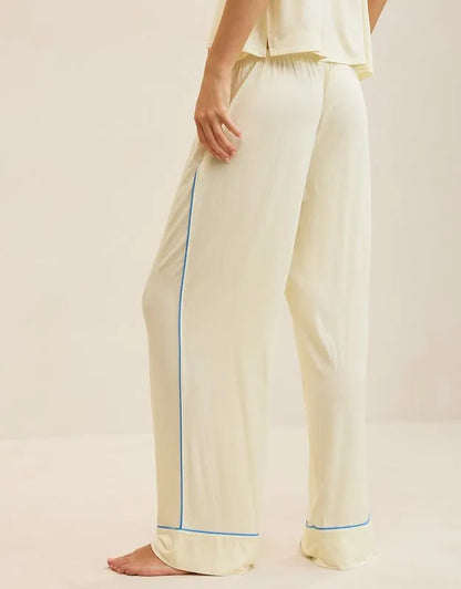 OVERSLEPT by Aerie Real Soft® Piping PJ Pant