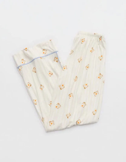 OVERSLEPT by Aerie Real Soft® Piping PJ Pant