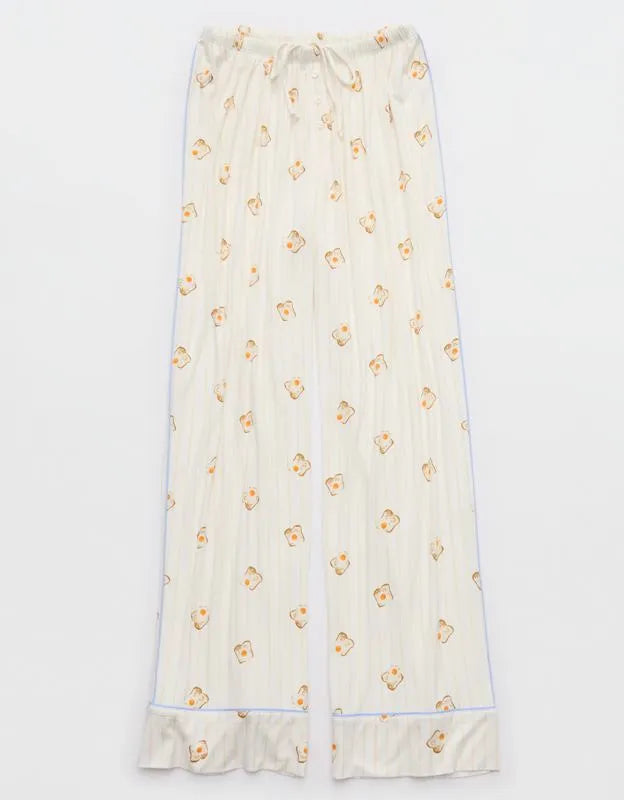OVERSLEPT by Aerie Real Soft® Piping PJ Pant