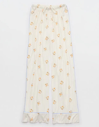 OVERSLEPT by Aerie Real Soft® Piping PJ Pant