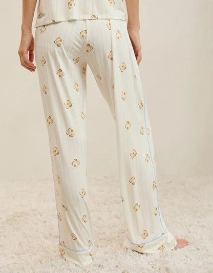 OVERSLEPT by Aerie Real Soft® Piping PJ Pant