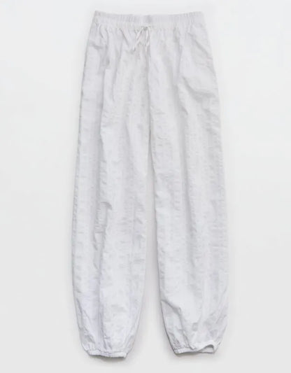 OVERSLEPT by Aerie Seersucker Balloon Pant