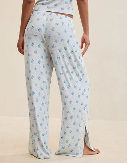 OVERSLEPT by Aerie Real Soft® Ribbed Trouser PJ