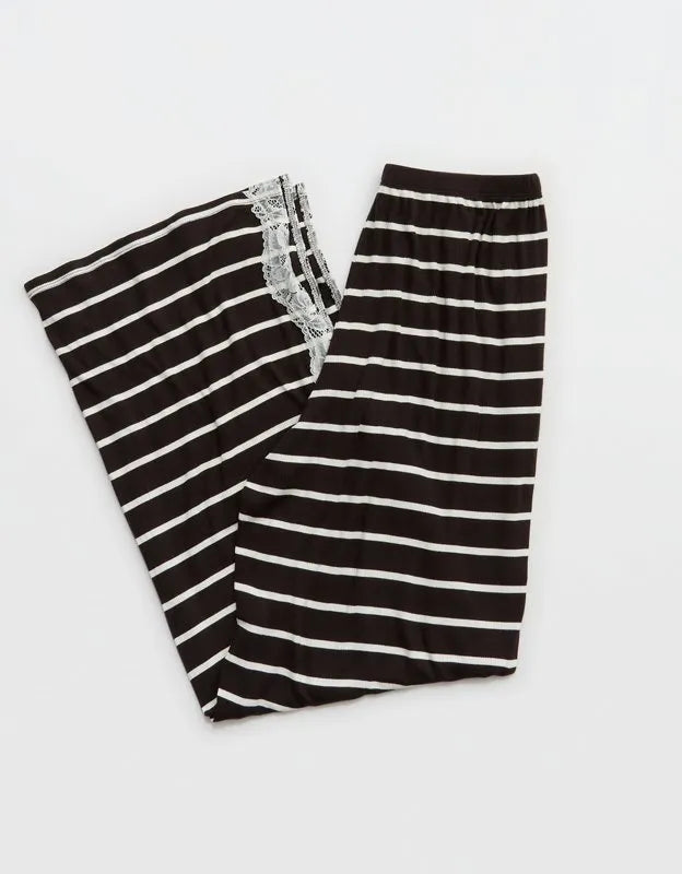 OVERSLEPT by Aerie Real Soft® Ribbed Trouser PJ