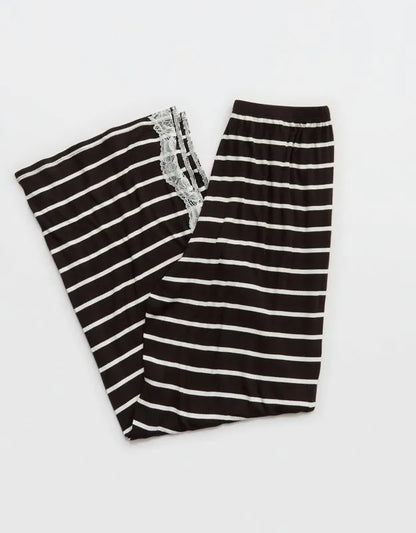 OVERSLEPT by Aerie Real Soft® Ribbed Trouser PJ