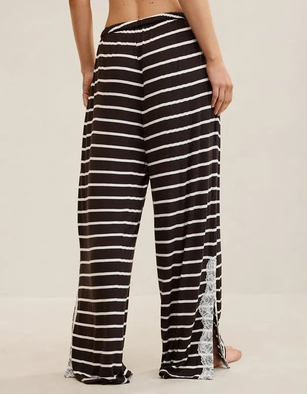 OVERSLEPT by Aerie Real Soft® Ribbed Trouser PJ
