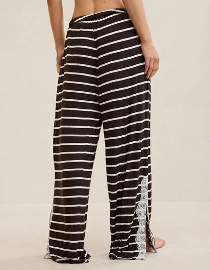 OVERSLEPT by Aerie Real Soft® Ribbed Trouser PJ