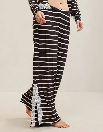 OVERSLEPT by Aerie Real Soft® Ribbed Trouser PJ