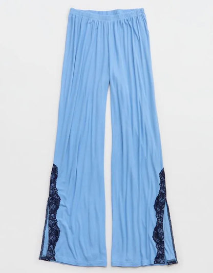 OVERSLEPT by Aerie Real Soft® Ribbed Trouser PJ