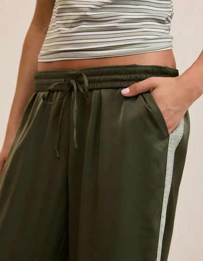OVERSLEPT by Aerie Liquid Satin PJ Pant
