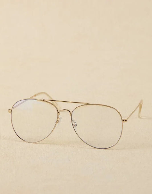 AE Metal Frame Blue Light Eyeglasses