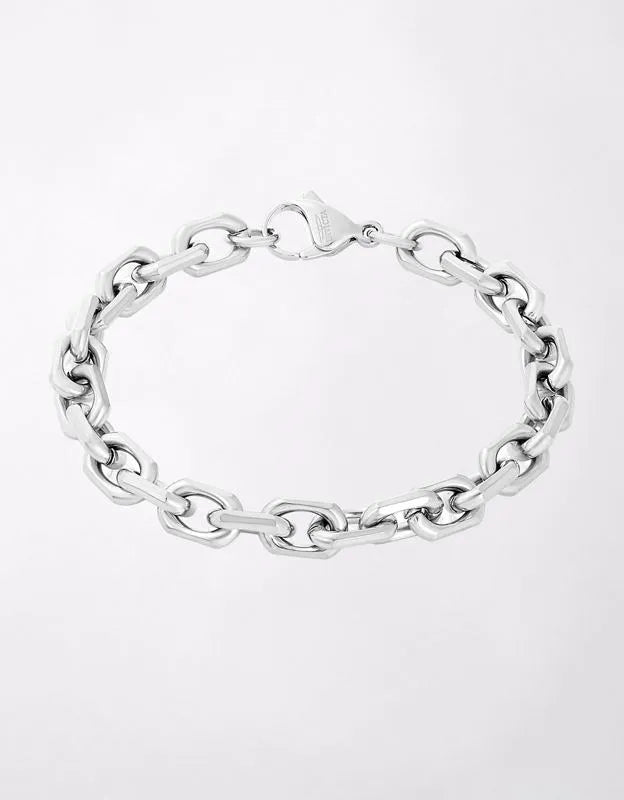 West Coast Jewelry Stainless Steel 8.5mm Link Bracelet