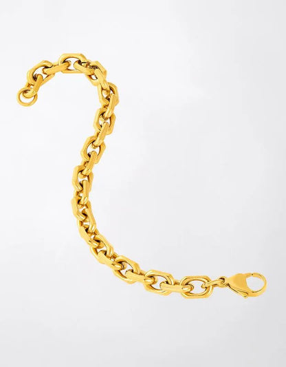 West Coast Jewelry Stainless Steel 8.5mm Link Bracelet