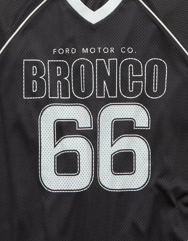AE Boxy Fit Ford Mustang Graphic Mesh Jersey