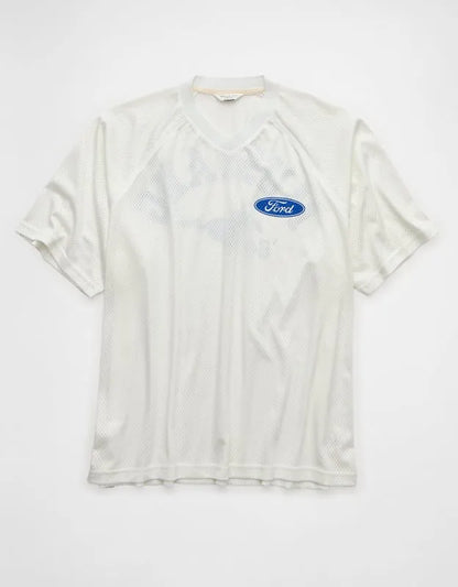 AE Boxy Fit Ford Mustang Graphic Mesh Jersey