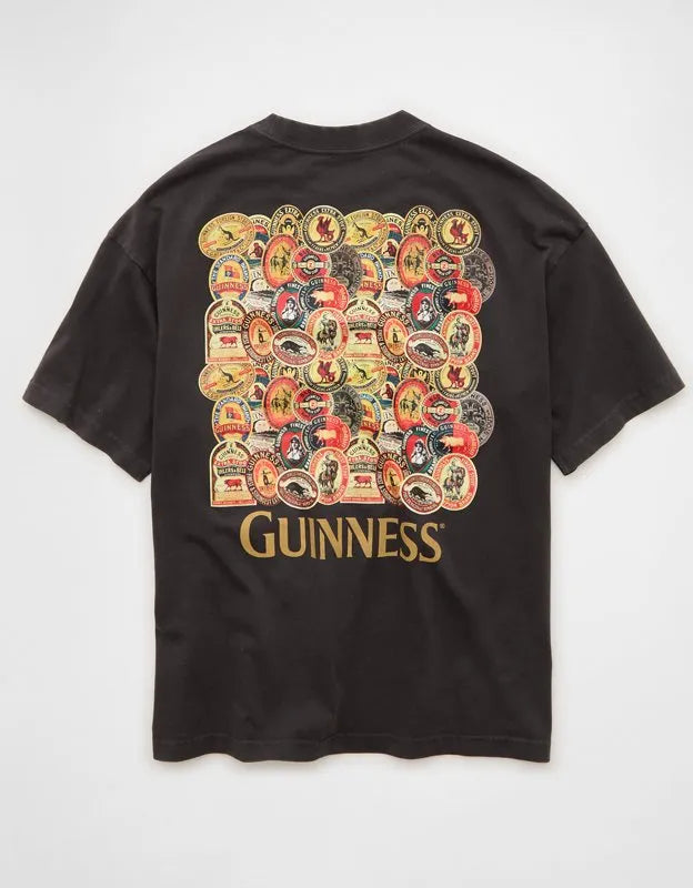 AE Boxy Fit Guinness Graphic T-Shirt