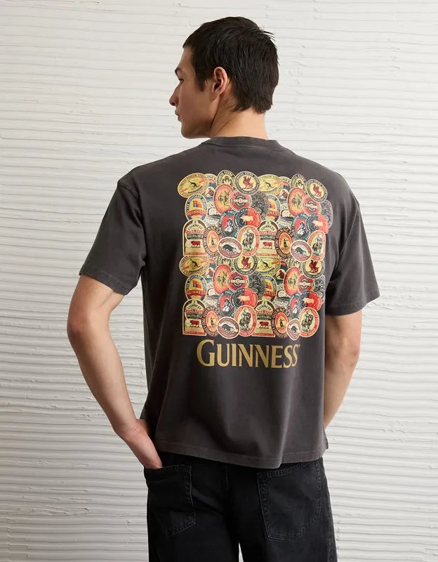 AE Boxy Fit Guinness Graphic T-Shirt
