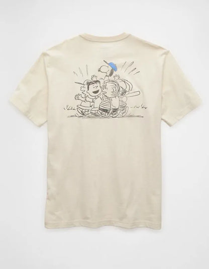 AE Standard Fit Snoopy Graphic T-Shirt