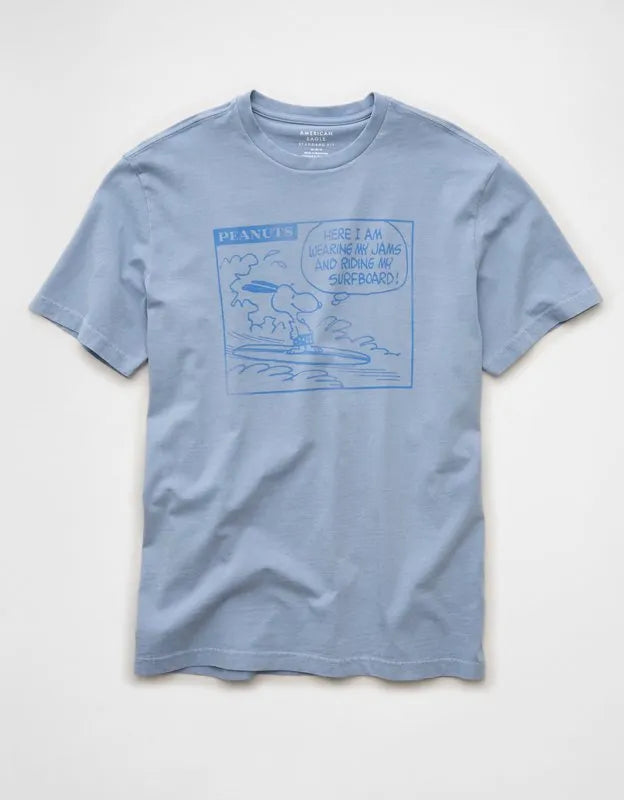 AE Standard Fit Snoopy Graphic T-Shirt