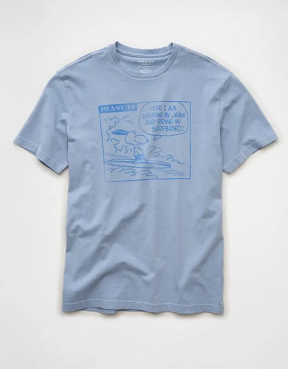 AE Standard Fit Snoopy Graphic T-Shirt