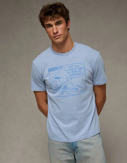 AE Standard Fit Snoopy Graphic T-Shirt