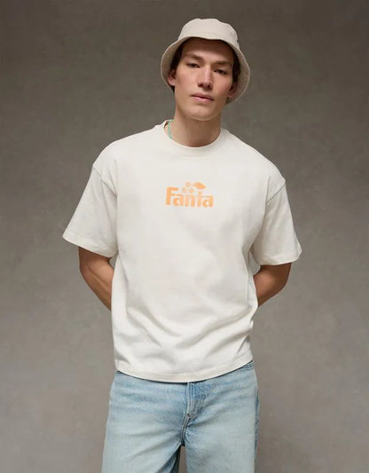 AE Boxy Fit Fanta Graphic T-Shirt