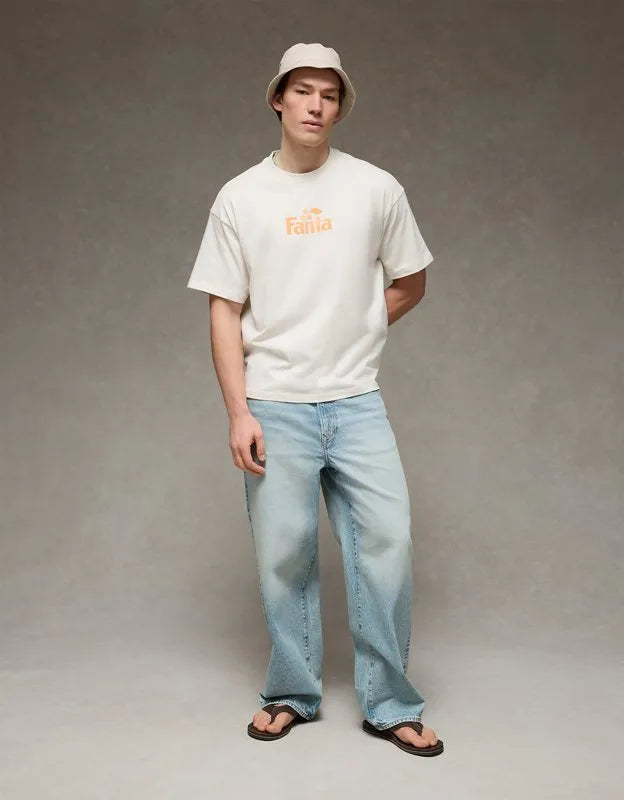 AE Boxy Fit Fanta Graphic T-Shirt