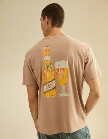 AE Boxy Fit Miller Beer Graphic T-Shirt