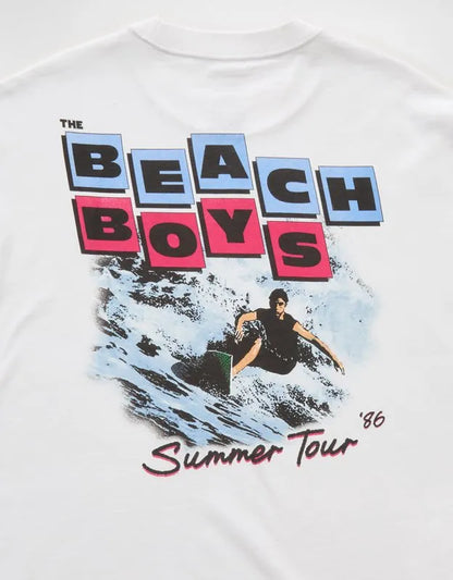 AE Boxy Fit Beach Boys Graphic T-Shirt